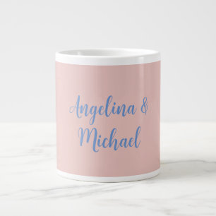 Elegant Stylish Trendy Unique Names Calligraphy Large Coffee Mug