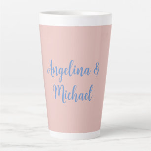 Elegant Stylish Trendy Unique Names Calligraphy Latte Mug