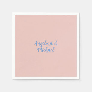 Elegant Stylish Trendy Unique Names Calligraphy Napkin