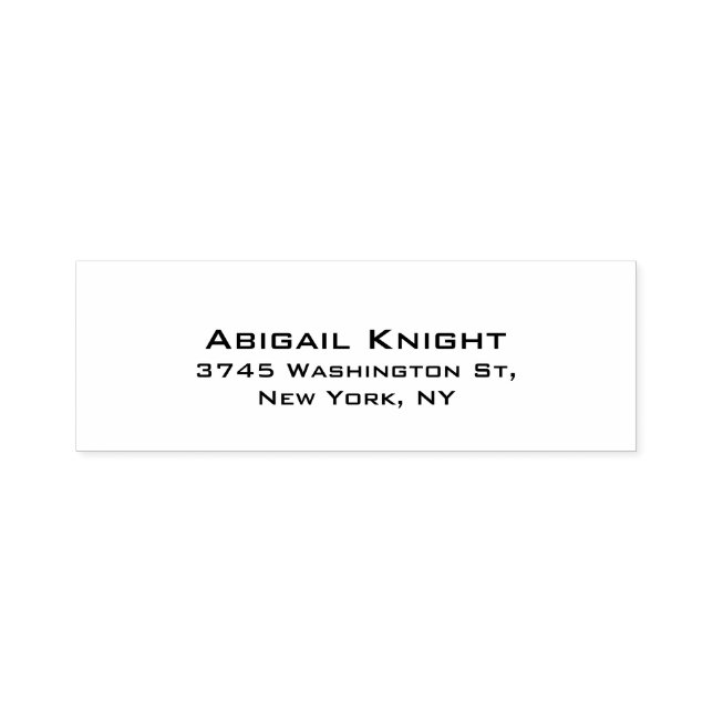 Elegant Stylish Trendy Unique Special Professional Self-inking Stamp (Design)