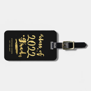 Elegant Success Gold Custom Date Luggage Tag