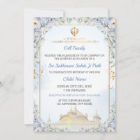 Elegant Sukhmani Sahib Ji Path Birthday Invitation