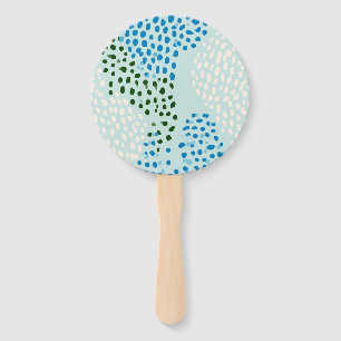Elegant Summer Resort Chic Fashion Illustration Ha Hand Fan