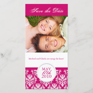 Elegant Summer Save the Date Photocard