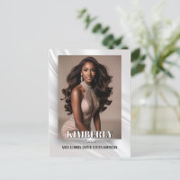 Elegant Sunburst Pageant Promo Postcard