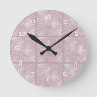 Elegant Sunburst Round Clock