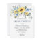 Elegant Sunflowers Eucalyptus Bridal Shower Card