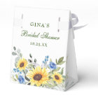 Elegant Sunflowers Eucalyptus Floral Bridal Shower