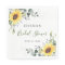 Elegant Sunflowers Eucalyptus Floral Bridal Shower