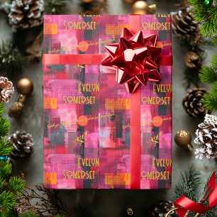 Elegant Sunset-Inspired Custom Gift Wrap