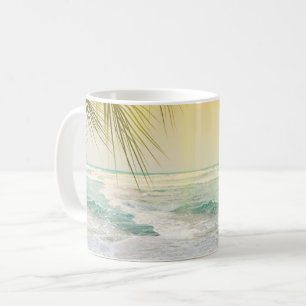 Elegant Sunshine And Blue Ocean Beach Coffee Mug