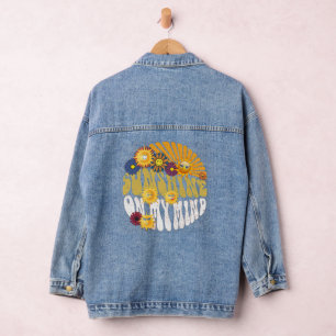 Elegant Sunshine on my Mind Denim Jacket