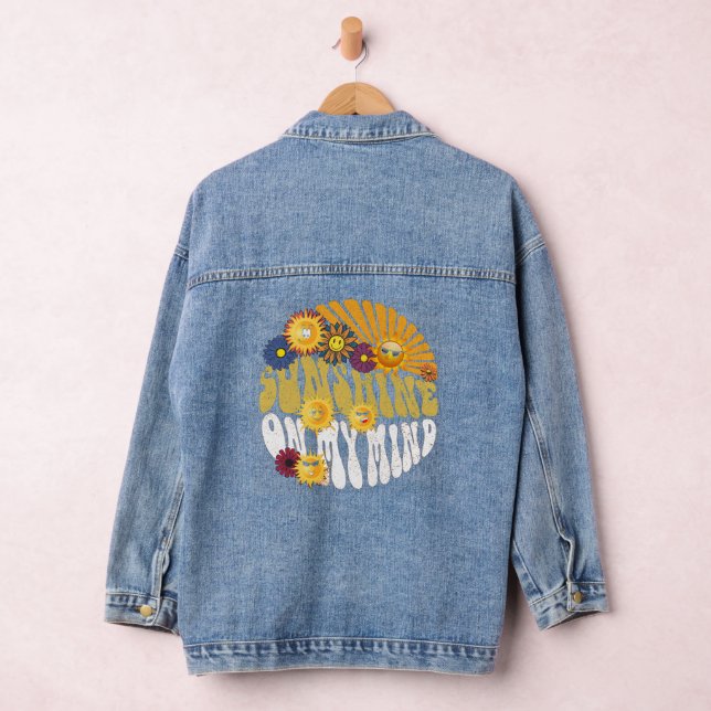 Elegant Sunshine on my Mind Denim Jacket (Hangar)