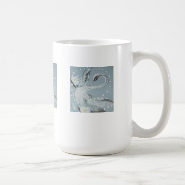 Elegant Swan Mug (Right)