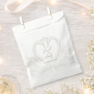 Elegant Swan Wedding Favour Bags