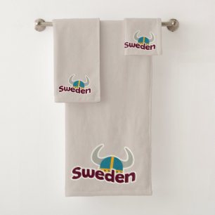 Elegant Swedish gift for Swedens Visisters Bath Towel Set
