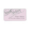 Elegant Sweet 16 Address Label in Pale Pink
