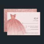 Elegant Sweet 16 Birthday Party Custom RSVP Card<br><div class="desc">Cute modern yet elegant sweet sixteen birthday party RSVP card. The template that can be easily edited and the text replaced with your own details by clicking the "Personalise" button. For further customisation, please click the "Customise Further" link and use our design tool to modify this template. TIP: Check out...</div>