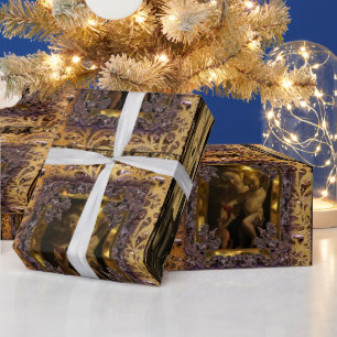 Elegant Sweet Baby Jesus (Victorian Series) Wrapping Paper