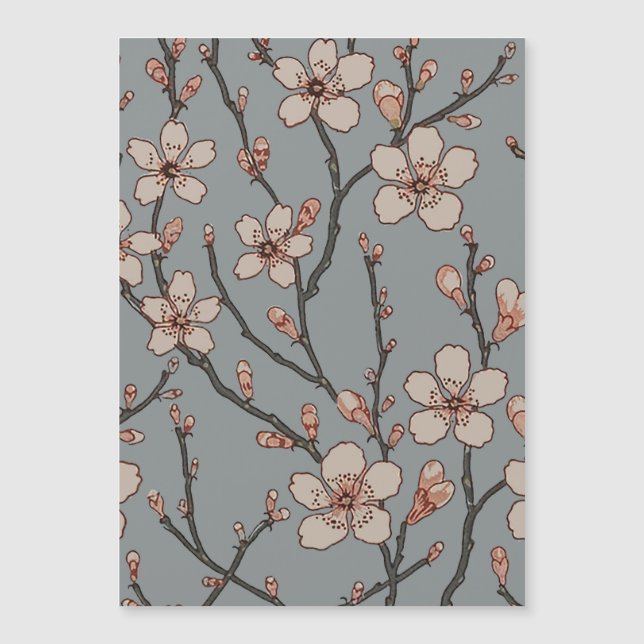 Elegant Sweet Pink Flower Blossom Cherry Pattern (Front)