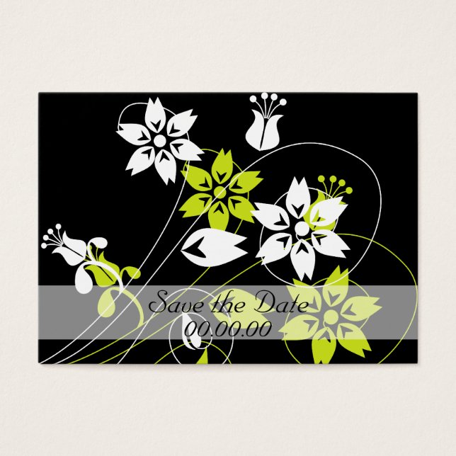Elegant Swirls and Flowers (Front)