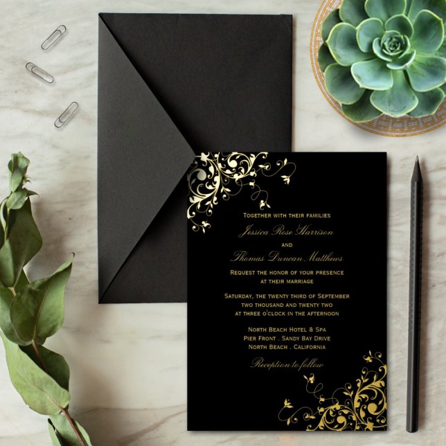 Elegant Swirls Classic Wedding Real (Creator Uploaded)