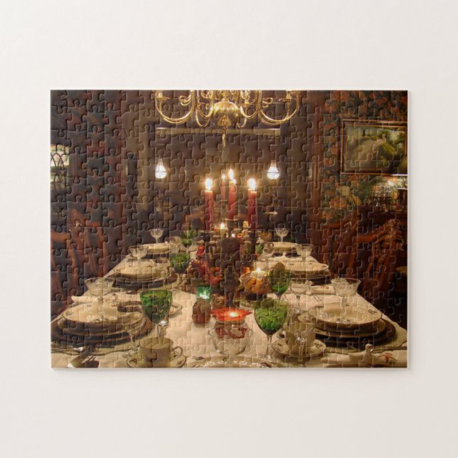 Elegant Table Setting Photo Puzzle (Horizontal)