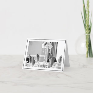 Elegant Table Setting Thank You Card