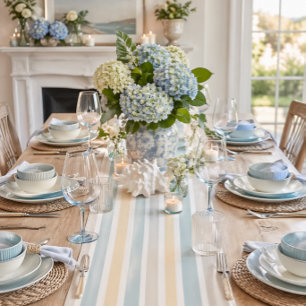 Elegant Tableware Stripe Table Runner
