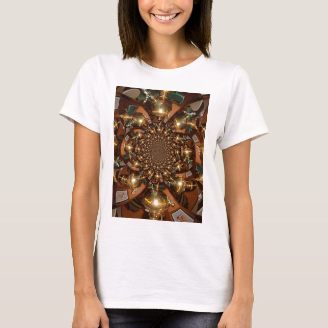 Elegant Tea Culture – Vintage Samovars T-Shirt (Front)