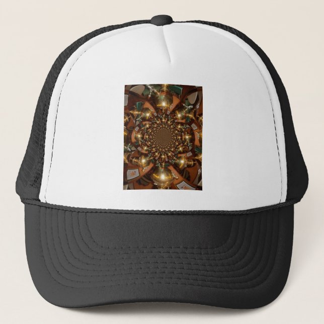 Elegant Tea Culture – Vintage Samovars Trucker Hat (Front)