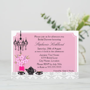 Elegant Tea Party Invitation
