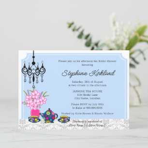 Elegant Tea Party Invitation