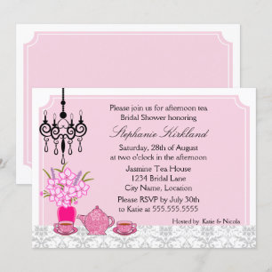Elegant Tea Party Invitation