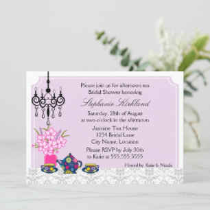 Elegant Tea Party Invitation