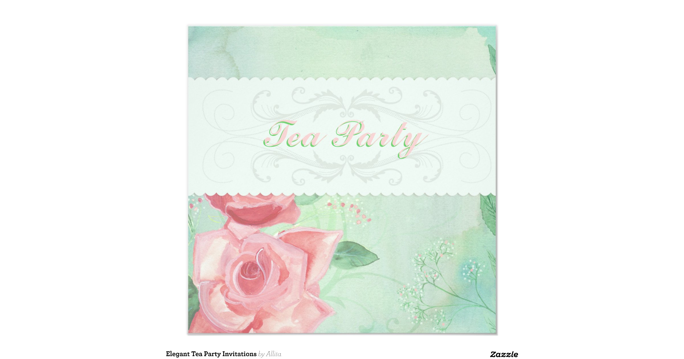 Elegant Tea Party Invitations 5