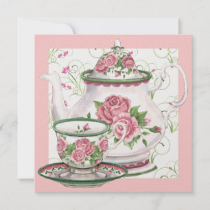 Elegant Tea Party - SRF Invitation