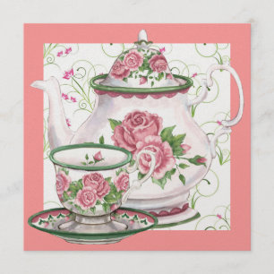 Elegant Tea Party - SRF Invitation