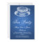 Elegant Tea Party Vintage Tea Cup Blue
