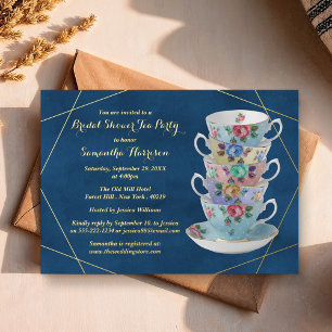 Elegant Teacups Bridal Shower Tea Party Real