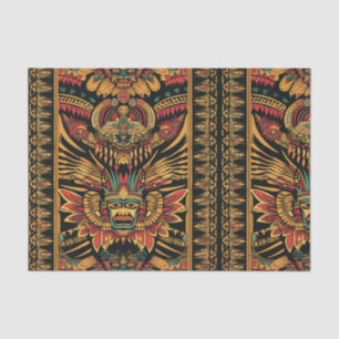 Elegant Teal "Aztec Dream" Designer Tissue Paper