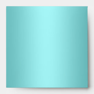 Elegant Teal Blue Linen Envelopes