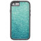 Elegant Teal Glitter Luxury iPhone 6 Case