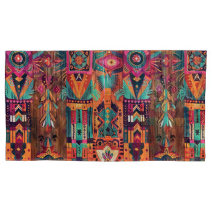 Elegant Teal "Legacy of the Sun Empire" King Pillo Pillowcase