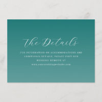 Elegant Teal Typographic
