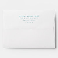 Elegant Teal Typographic