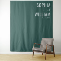 Elegant Teal Typographic