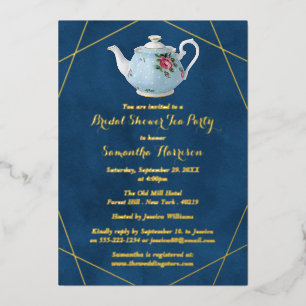 Elegant Teapot Bridal Shower Tea Party Real