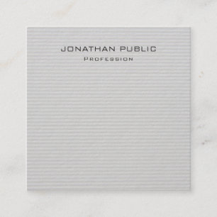 Elegant Template Modern Minimalist Professional Square Business Card