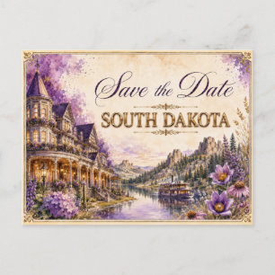 Elegant Tennessee Save the Date Wedding Invitation Postcard